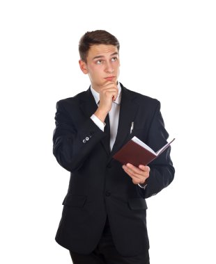 düşünceli busenessman