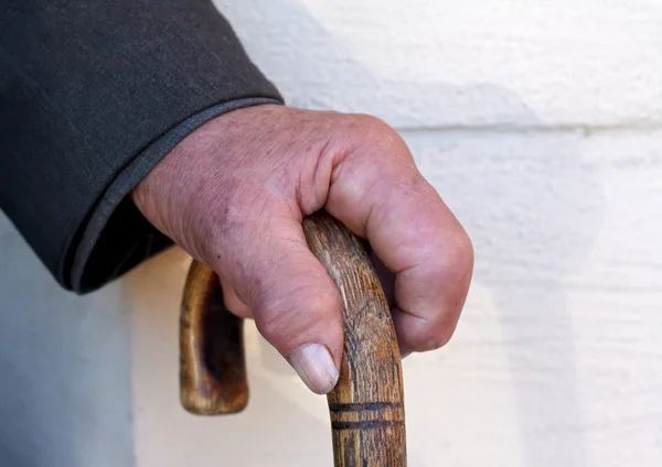 Elderly hands — Stock Photo, Image