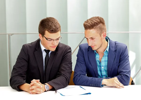 Ondertekening van het contract — Stockfoto