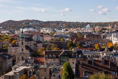 Budapeşte, Macaristan'ın başkenti güzel görünümü   