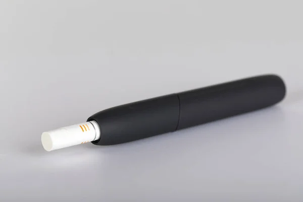 Immagine Sistema Elettronico Fumo Tabacco Sfondo Bianco — Foto Stock