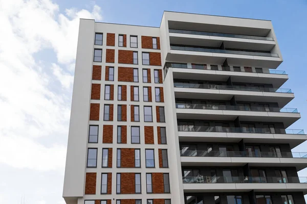 Nieuwe Woonwijk Cluj Napoca Roemenië Vlakke Blokken Aanbouw — Stockfoto