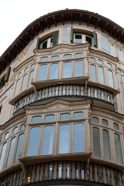 Foto Vecchi Appartamenti Colorati Malaga Spagna — Foto Stock
