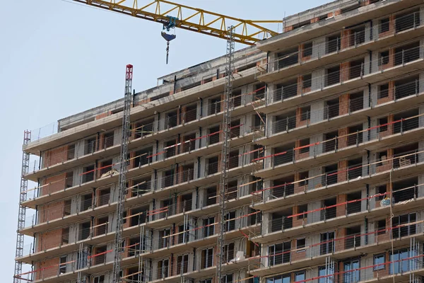 New Residential Area Cluj Napoca Romania Flat Blocks Construction — Stock Photo, Image