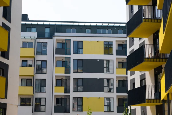 クラウジの新しい住宅地 ナポカ ルーマニア 建設中のフラットブロック — ストック写真