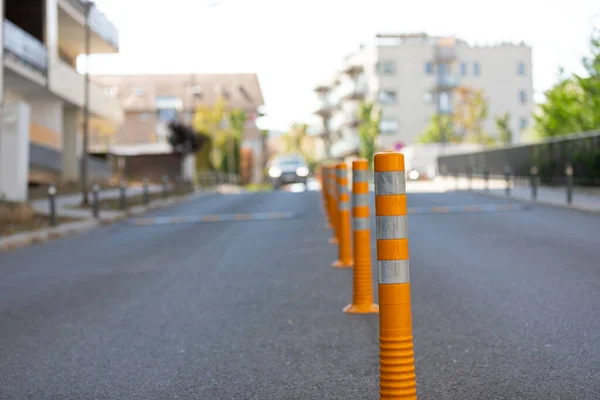 Picture Modern Parking Lot Barrier — 图库照片