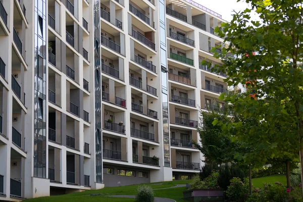 New Residential Area Cluj Napoca Romania Flat Blocks Construction — Stock Photo, Image