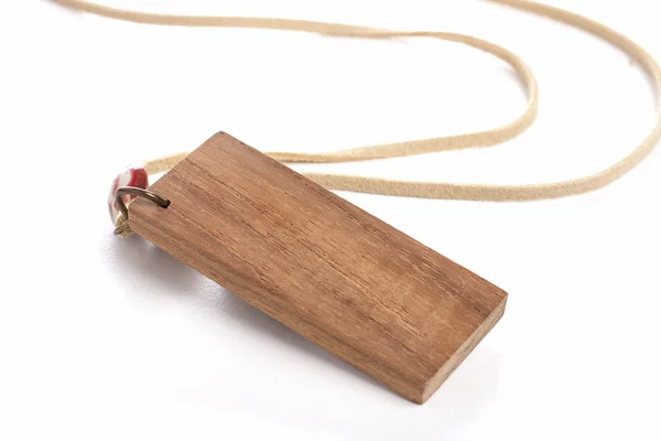 Wood tag — Stock Photo, Image