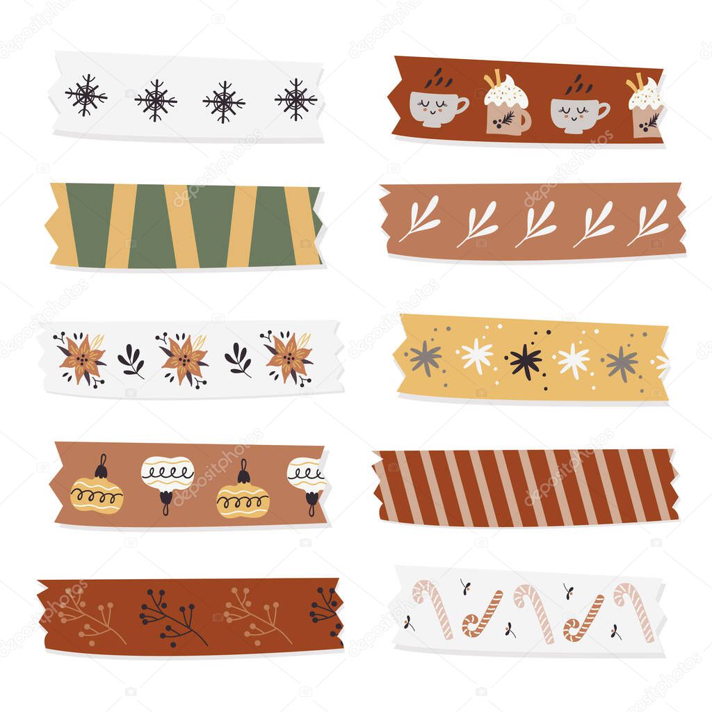 Christmas washi tapes collection.