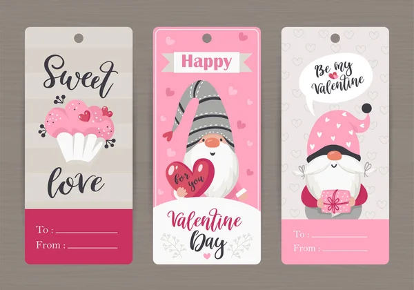 Valentines Day Tag Collection — Stock Vector