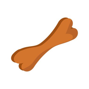 Çizgi film ikonu. Karalama iskelet kısmı. Evcil hayvan muamelesi. Yavru köpek. Kıtır kıtır köpek maması. Hayvan yemi. İzole edilmiş kahverengi veteriner işareti. Köpek bisküvisi. Vektör veteriner logo şablonu