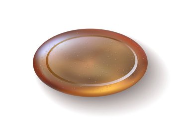 Su damlalı gerçekçi sabun. 3 boyutlu vücut temizleyici. İzole edilmiş kozmetik deterjan. Ellerin katı ürünleri yıkarkenki görüntüsü. Antibakteriyel tuvalet kalıbı. Vektör hijyenik cilt temizleyici