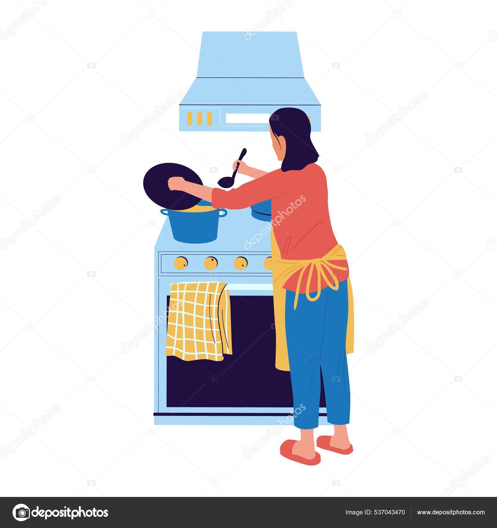 SpicyTruffel 537043470 द्वारा महिला रसोई पर