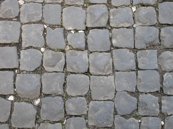 Sampietrini - pavimento tradicional de Roma, Italia —  Fotos de Stock