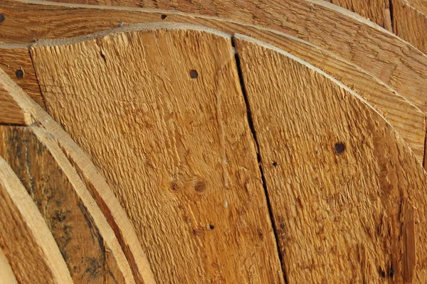 Legno compensato di abete grezzo sagomato grezzo — Foto Stock