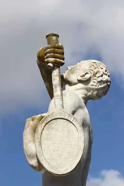 Statua sportu Olimpijskiego - tenis — Zdjęcie stockowe