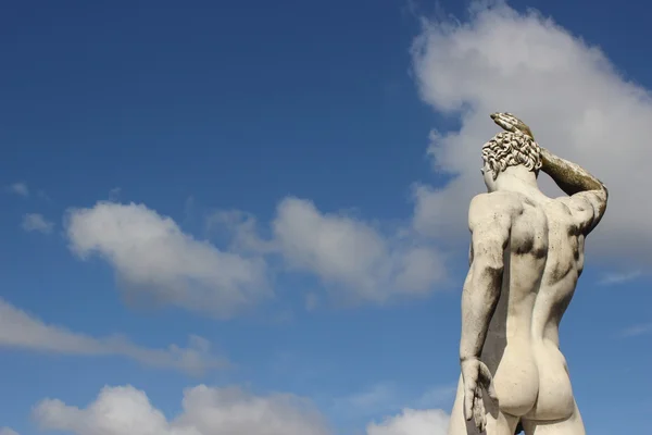 Olympische Sportstatue - Rückseite — Stockfoto