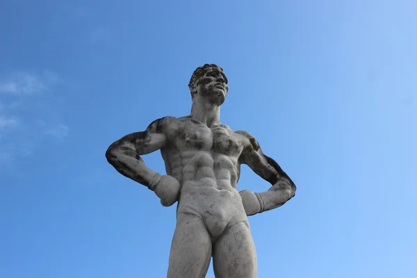 Olympische Sportstatue - Boxen — Stockfoto