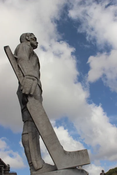 Olympische Sportstatue - Hockey — Stockfoto