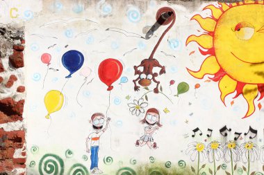 çocuklar için grafiti
