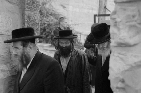 Ultraorthodox Εβραίων στην Ιερουσαλήμ — Φωτογραφία Αρχείου