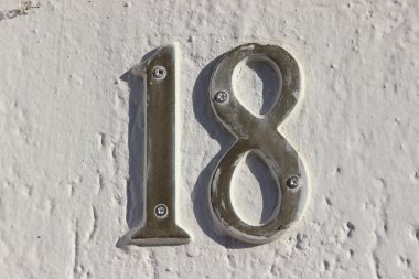 Number 18 (digit) clipart