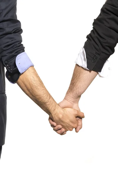 Gay hand by hand — Stock Photo, Image