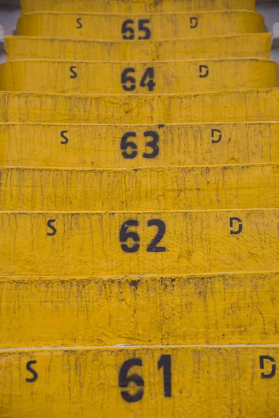 Roma, Italia - Escalones del estadio olímpico — Foto de Stock