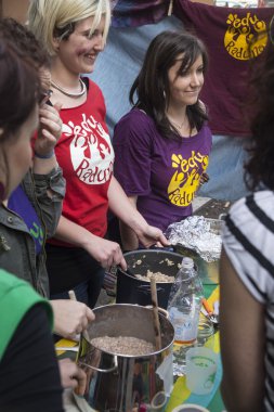 Uluslararası Festivali, lezzetli, lezzetli ve sağlıklı çorba