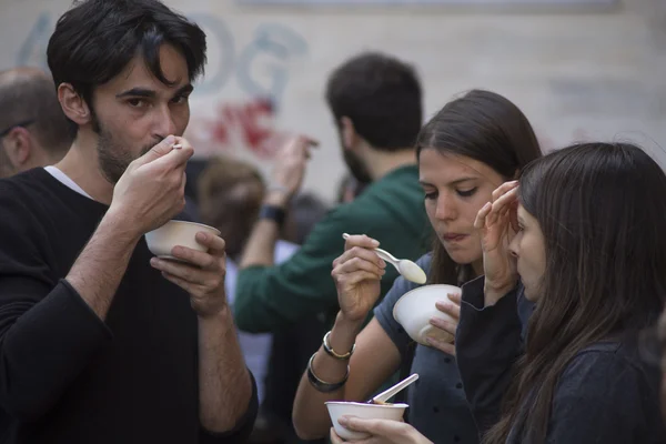 Uluslararası Festivali, lezzetli, lezzetli ve sağlıklı çorba — Stok fotoğraf