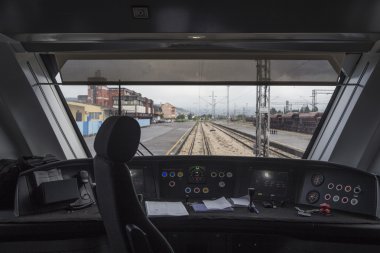 Podgorica, Karadağ kokpitte tren