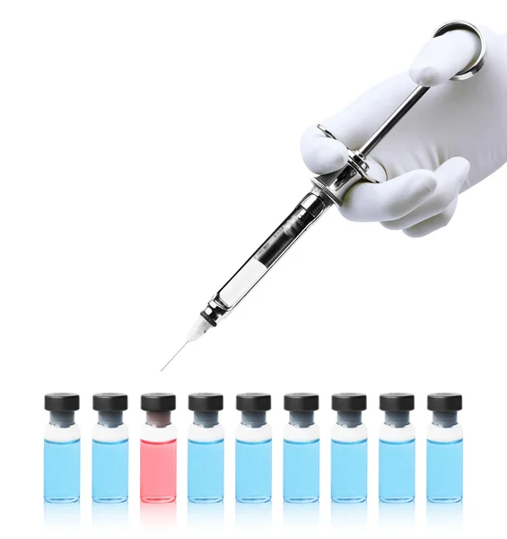 Исследования вакцин — стоковое фото