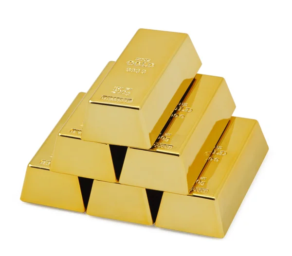 Gold bullion bars — Stock Photo, Image