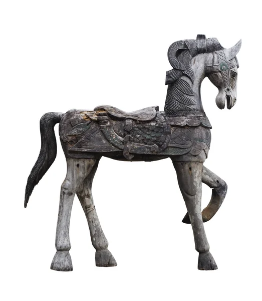 Παλιό ξύλινο άλογο — Φωτογραφία Αρχείου
