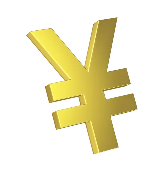 Yen symbol — Stock Photo, Image