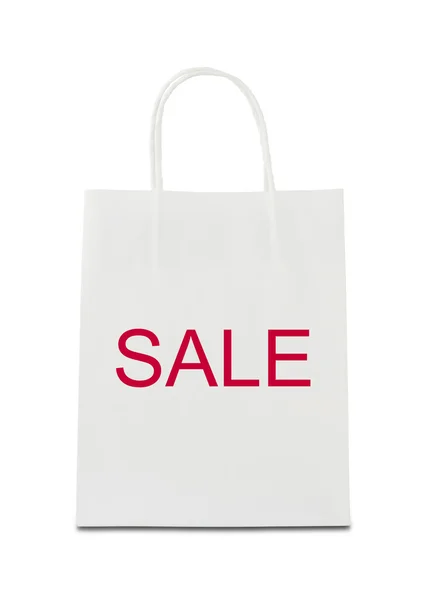 "Sale" on shopping bag — Stock Photo, Image