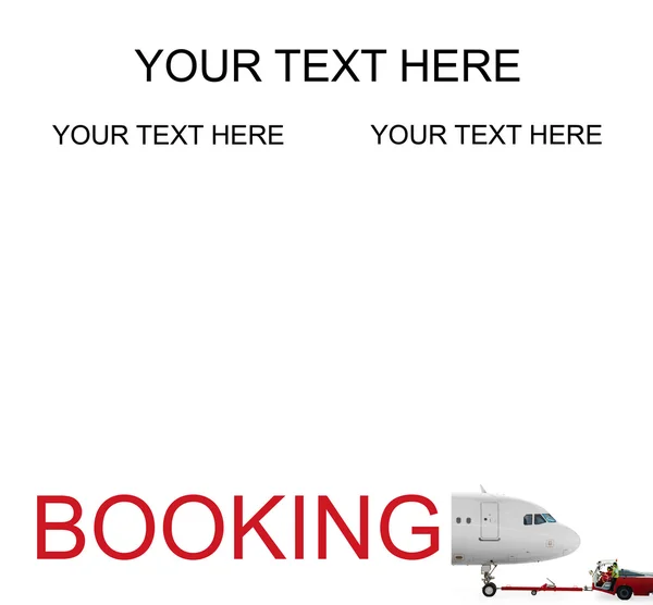 Flight booking — Stock Photo, Image