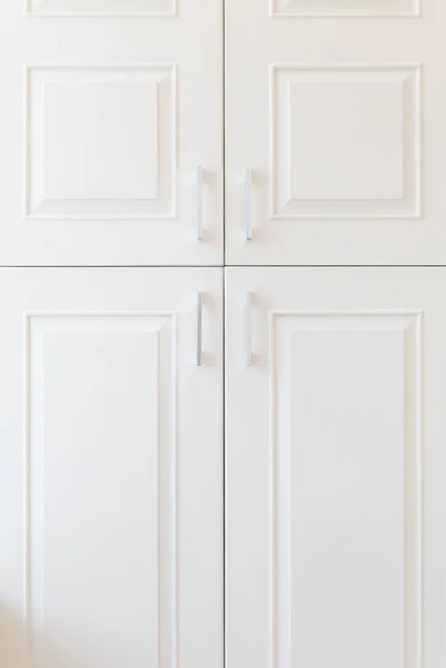 White Kitchen Cabinet Door Texture — Stock Photo, Image