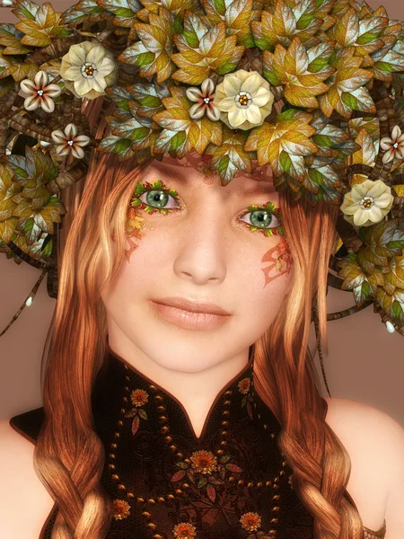 Autumn Girl — Stock Photo, Image