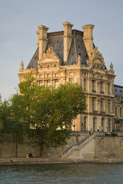 Parijs en de rivier de seine — Stockfoto