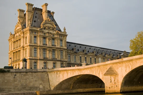 Parijs en de rivier de seine — Stockfoto