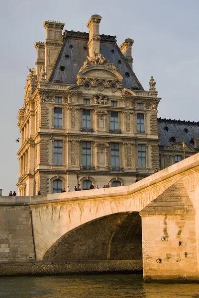 Parijs en de rivier de seine — Stockfoto