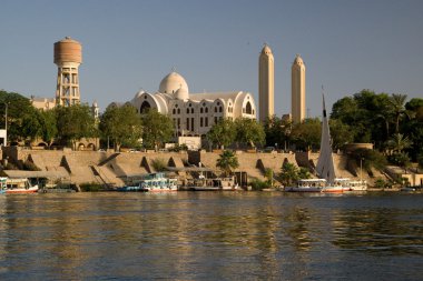 aswan, Mısır Nil Nehri