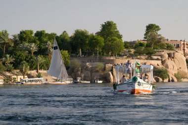 aswan, Mısır Nil Nehri