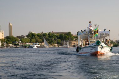 aswan, Mısır Nil Nehri