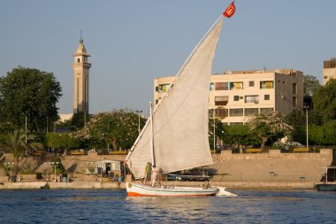 aswan, Mısır Nil Nehri