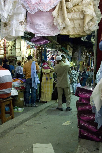 Khan El-Khalili Bazar en El Cairo — Foto de Stock