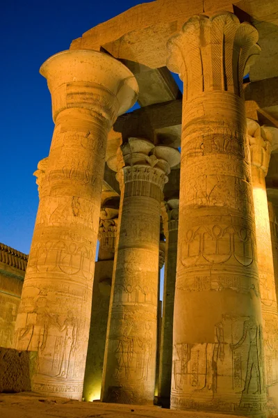 Храм Собек у Ombo, Єгипет Kom — стокове фото