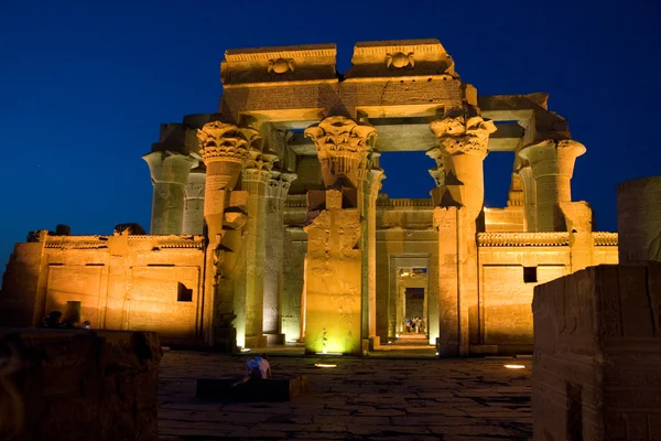 Tempel van sobek in kom ombo, Egypte Stockfoto