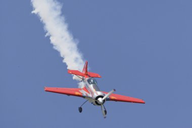 Acrobatic airplane clipart